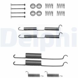 Priedų komplektas, stabdžių trinkelės DELPHI LY1124