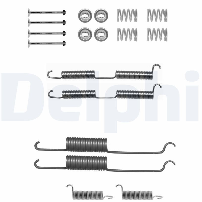 Priedų komplektas, stabdžių trinkelės DELPHI LY1124