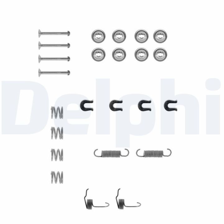 Priedų komplektas, stabdžių trinkelės DELPHI LY1174