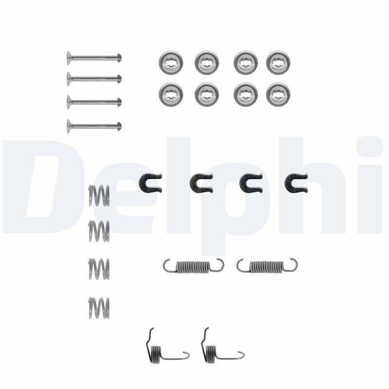 Priedų komplektas, stabdžių trinkelės DELPHI LY1174