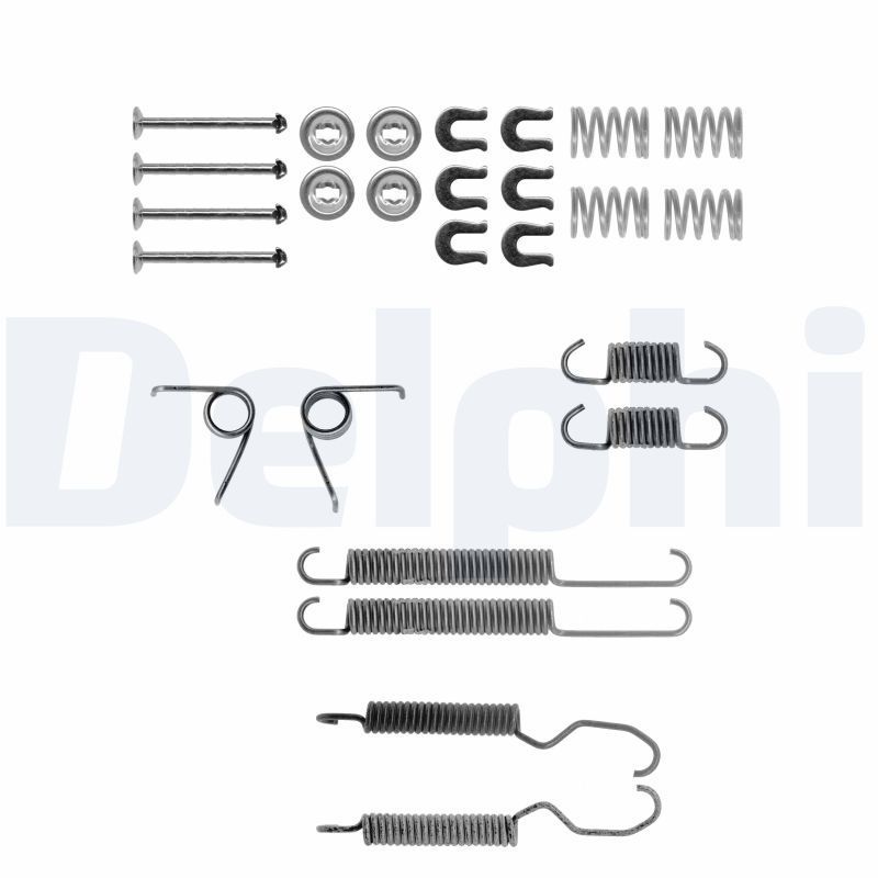 Priedų komplektas, stabdžių trinkelės DELPHI LY1183