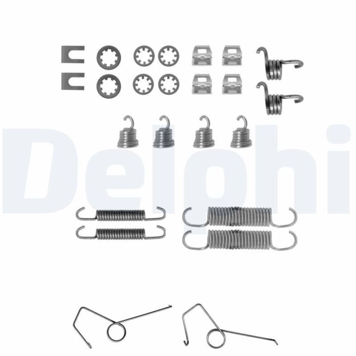 Priedų komplektas, stabdžių trinkelės DELPHI LY1200