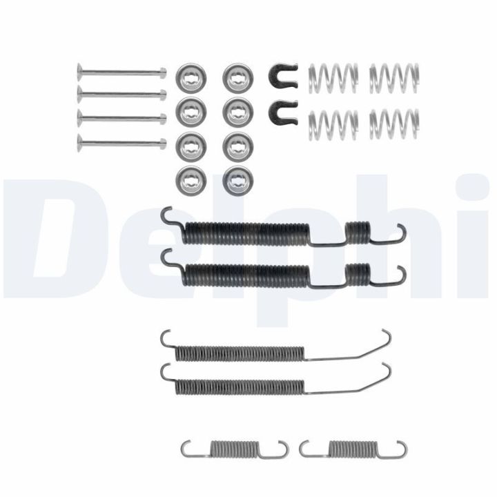 Priedų komplektas, stabdžių trinkelės DELPHI LY1234