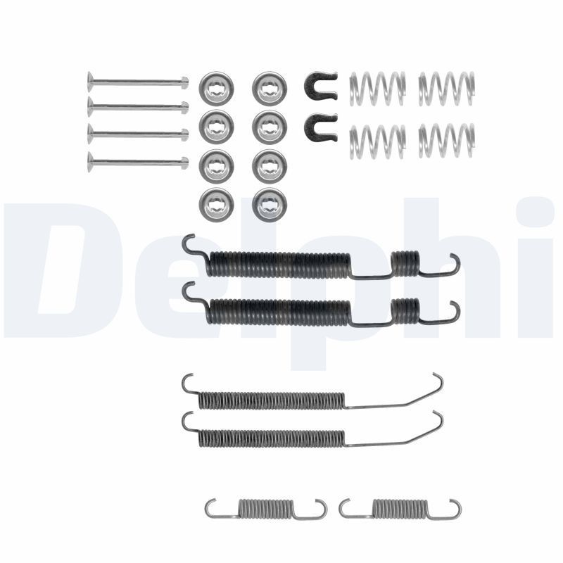 Priedų komplektas, stabdžių trinkelės DELPHI LY1234