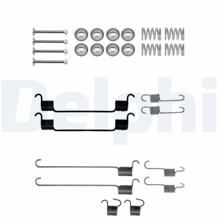 Priedų komplektas, stabdžių trinkelės DELPHI LY1298