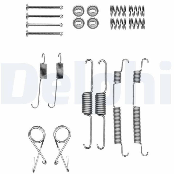 Priedų komplektas, stabdžių trinkelės DELPHI LY1415