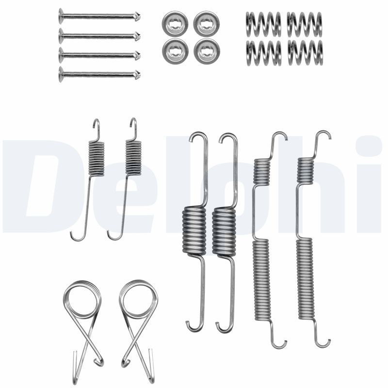 Priedų komplektas, stabdžių trinkelės DELPHI LY1415