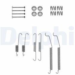 Priedų komplektas, stabdžių trinkelės DELPHI LY1419