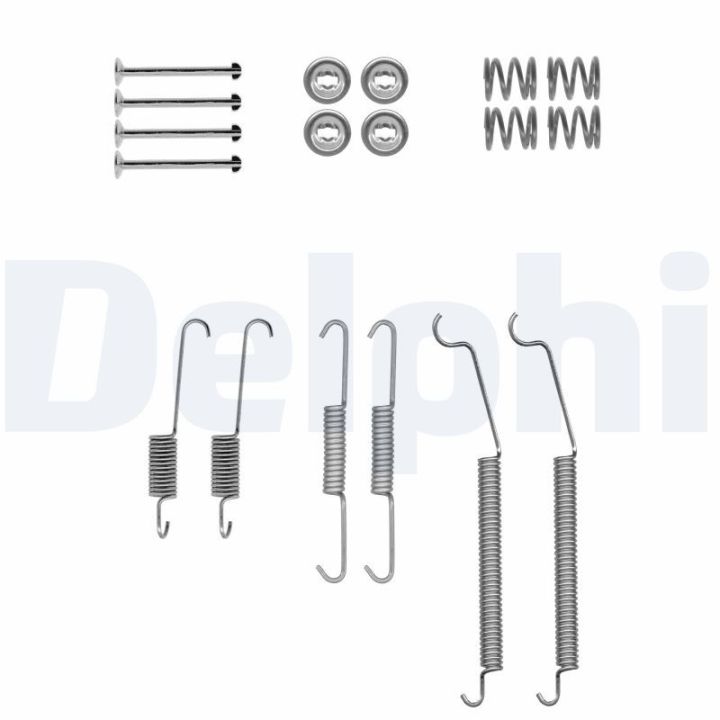 Priedų komplektas, stabdžių trinkelės DELPHI LY1419