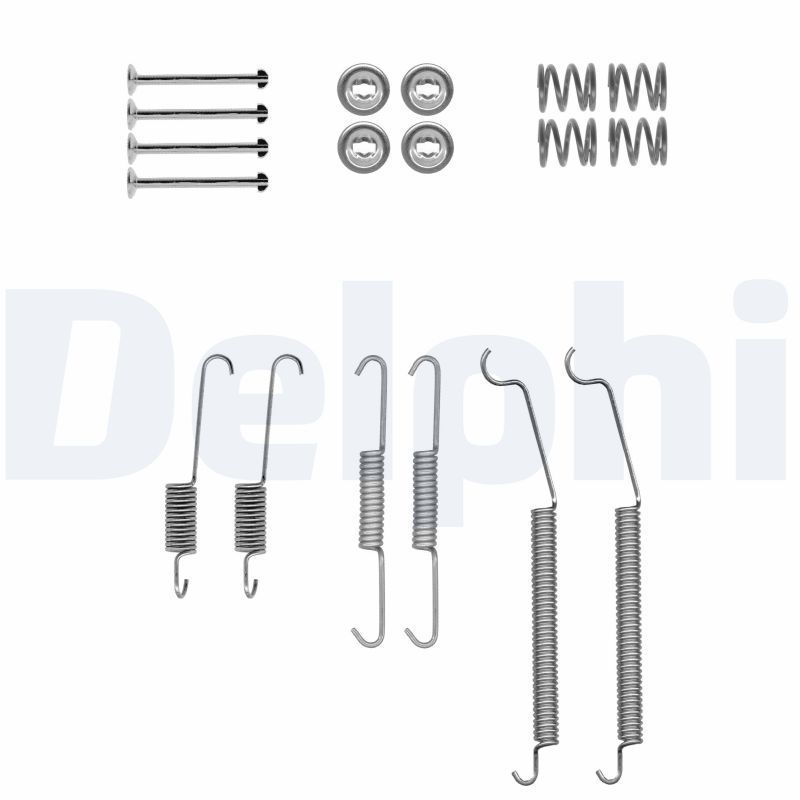 Priedų komplektas, stabdžių trinkelės DELPHI LY1419