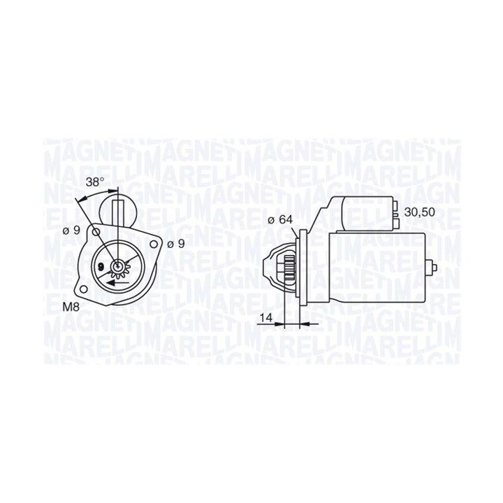 Starteris MAGNETI MARELLI 063102003010