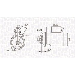 Starteris MAGNETI MARELLI 063191007010