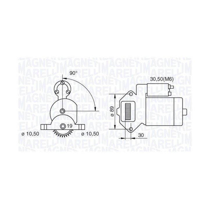 Starteris MAGNETI MARELLI 063280022010