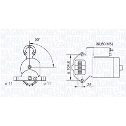 Starteris MAGNETI MARELLI 063280032010