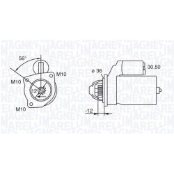 Starteris MAGNETI MARELLI 063280090010