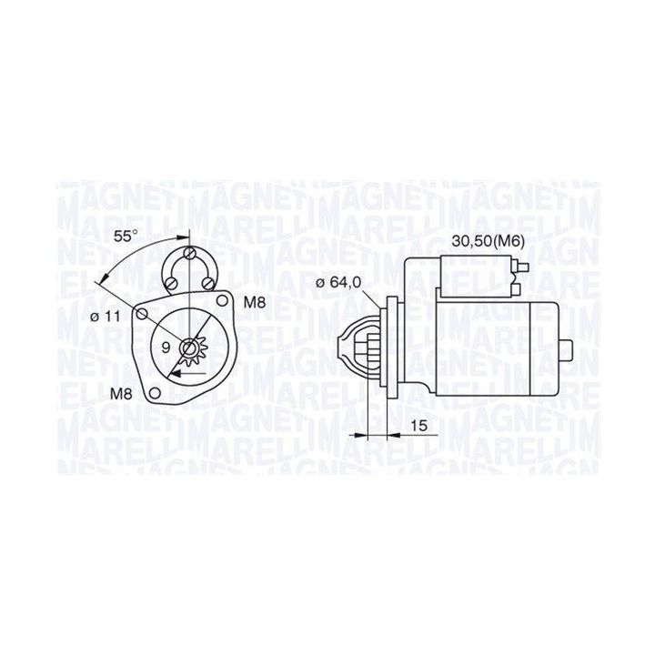 Starteris MAGNETI MARELLI 063521070910