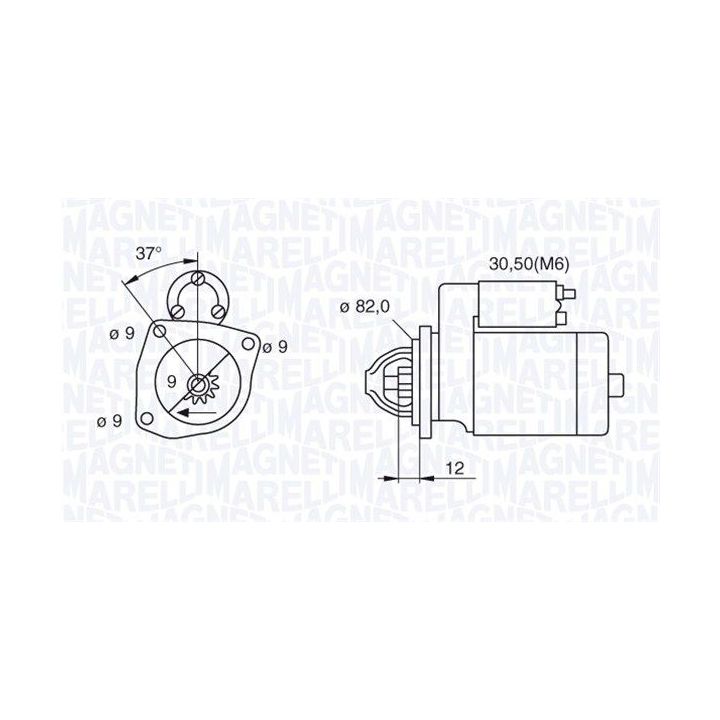 Starteris MAGNETI MARELLI 063521092680