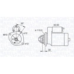 Starteris MAGNETI MARELLI 063521093440