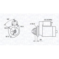 Starteris MAGNETI MARELLI 063521101250
