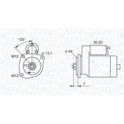 Starteris MAGNETI MARELLI 063522615010