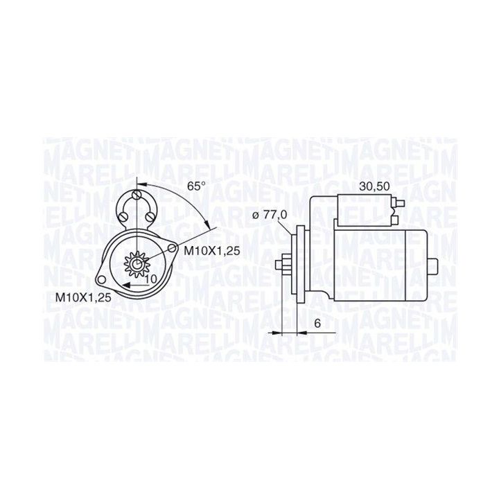 Starteris MAGNETI MARELLI 063522623010