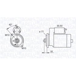 Starteris MAGNETI MARELLI 063522626010