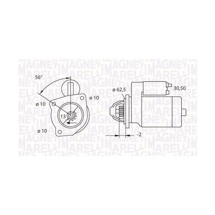 Starteris MAGNETI MARELLI 063523624010