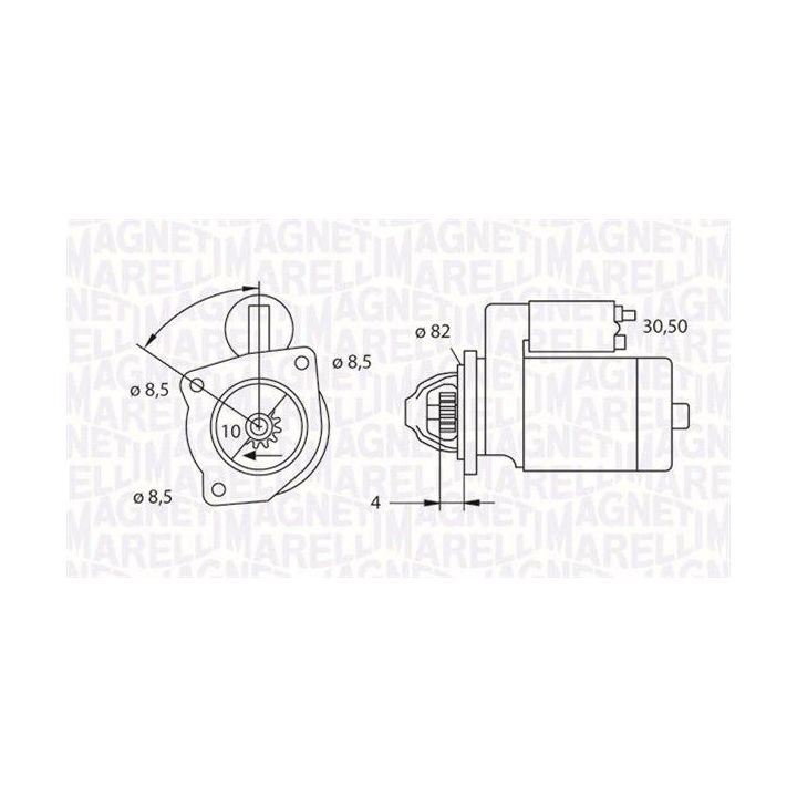 Starteris MAGNETI MARELLI 063523625010