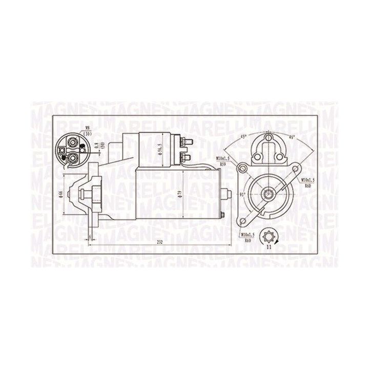 Starteris MAGNETI MARELLI 063720373010