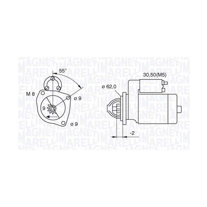 Starteris MAGNETI MARELLI 063720390010
