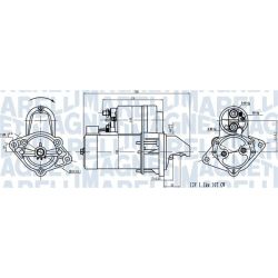 Starteris MAGNETI MARELLI 063720519010