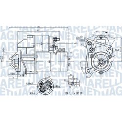 Starteris MAGNETI MARELLI 063720681010
