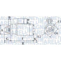 Starteris MAGNETI MARELLI 063720923010