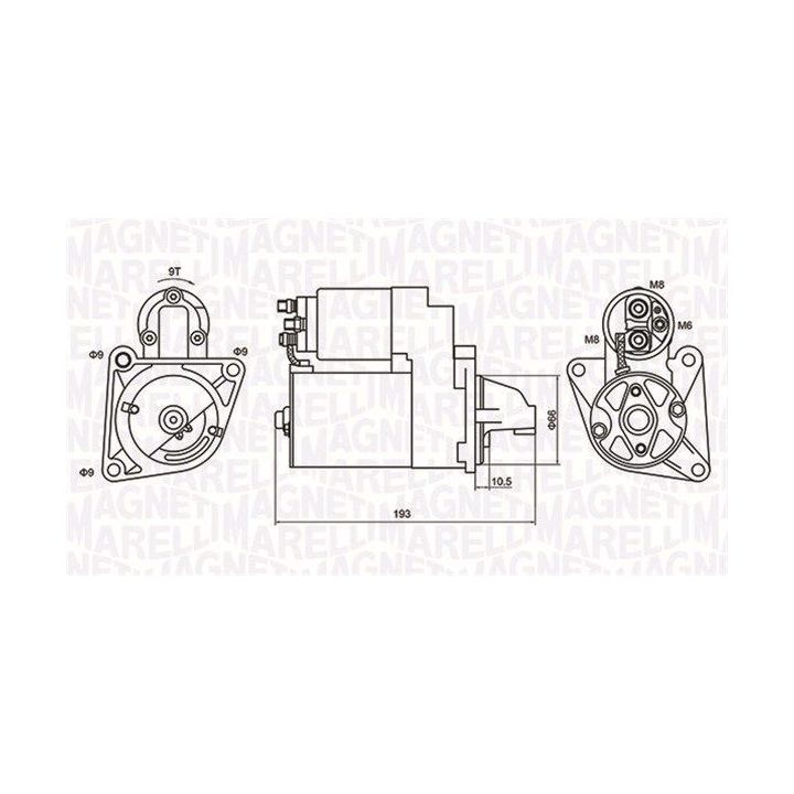 Starteris MAGNETI MARELLI 063721053010