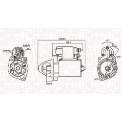 Starteris MAGNETI MARELLI 063721075010