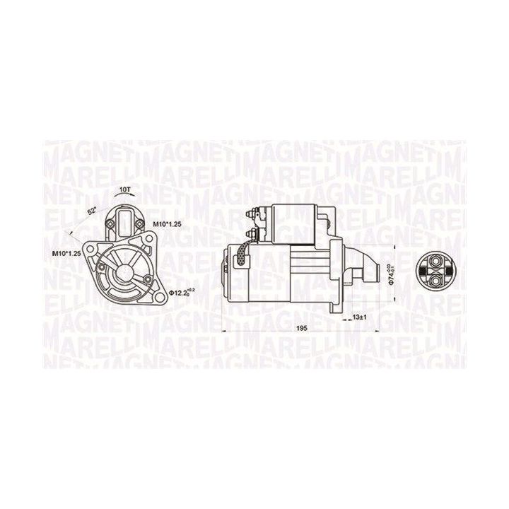Starteris MAGNETI MARELLI 063721096010