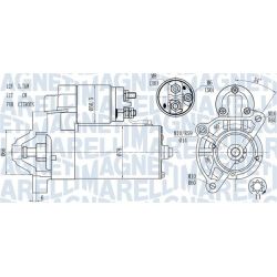 Starteris MAGNETI MARELLI 063721177010