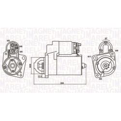 Starteris MAGNETI MARELLI 063721213010