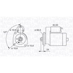 Starteris MAGNETI MARELLI 063721242010