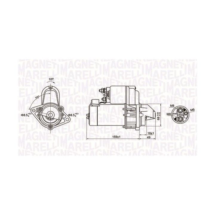 Starteris MAGNETI MARELLI 063721257010
