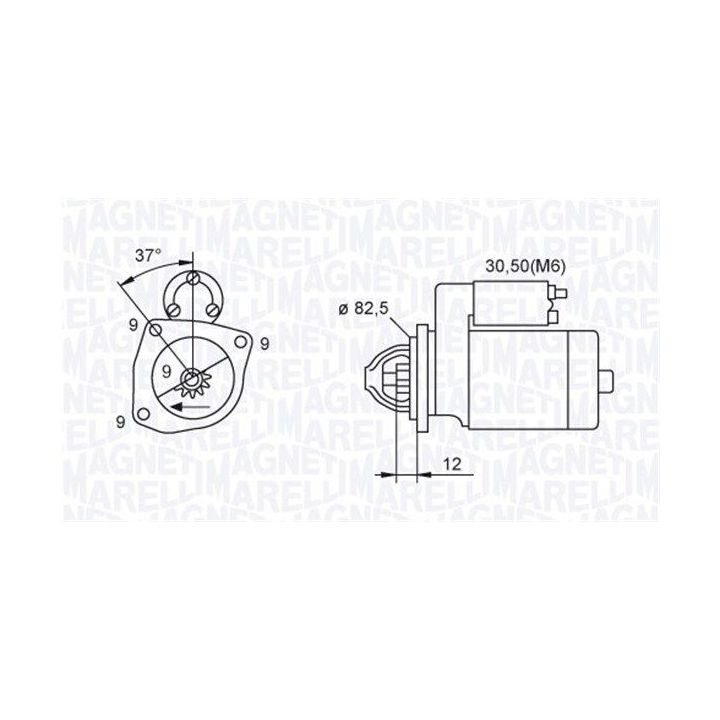 Starteris MAGNETI MARELLI 063721264010