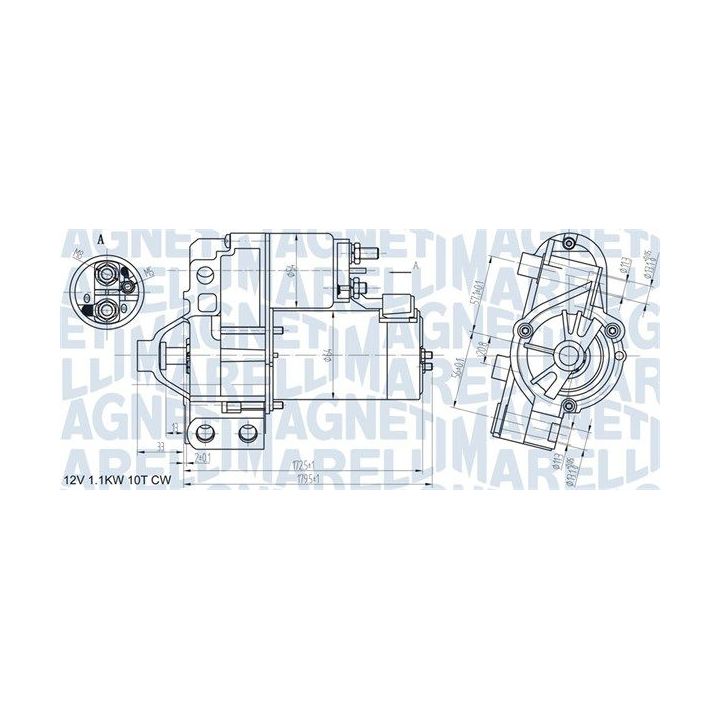 Starteris MAGNETI MARELLI 063721290010