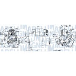 Starteris MAGNETI MARELLI 063721332010