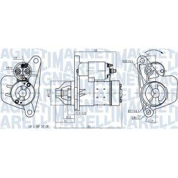 Starteris MAGNETI MARELLI 063721418010