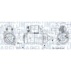 Starteris MAGNETI MARELLI 063721433010