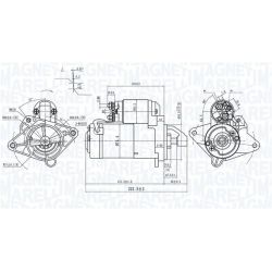 Starteris MAGNETI MARELLI 063728021810