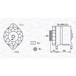 Kintamosios srovės generatorius MAGNETI MARELLI 063321112010