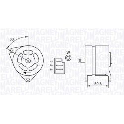 Kintamosios srovės generatorius MAGNETI MARELLI 063324199010