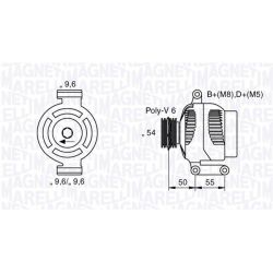 Kintamosios srovės generatorius MAGNETI MARELLI 063358062010