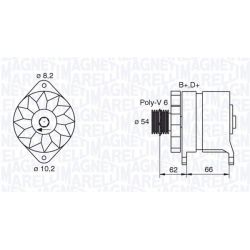 Kintamosios srovės generatorius MAGNETI MARELLI 063388505010